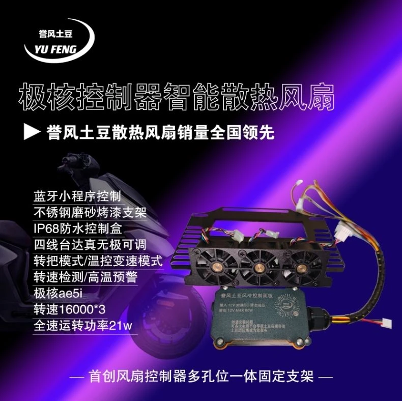 蓝石控制器极核AE5/AE4直上控制器蓝石新动力誉风土豆散热风扇OTA