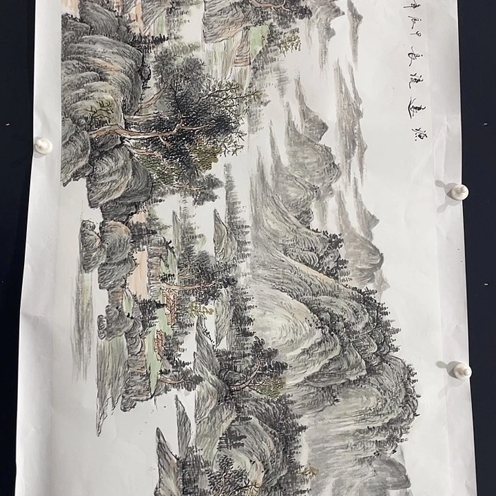 国画老师手绘作品