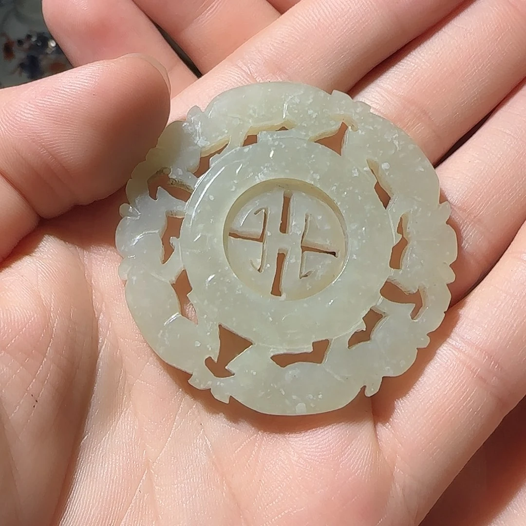 阿***祥和田玉（青白玉）未镶嵌颈饰