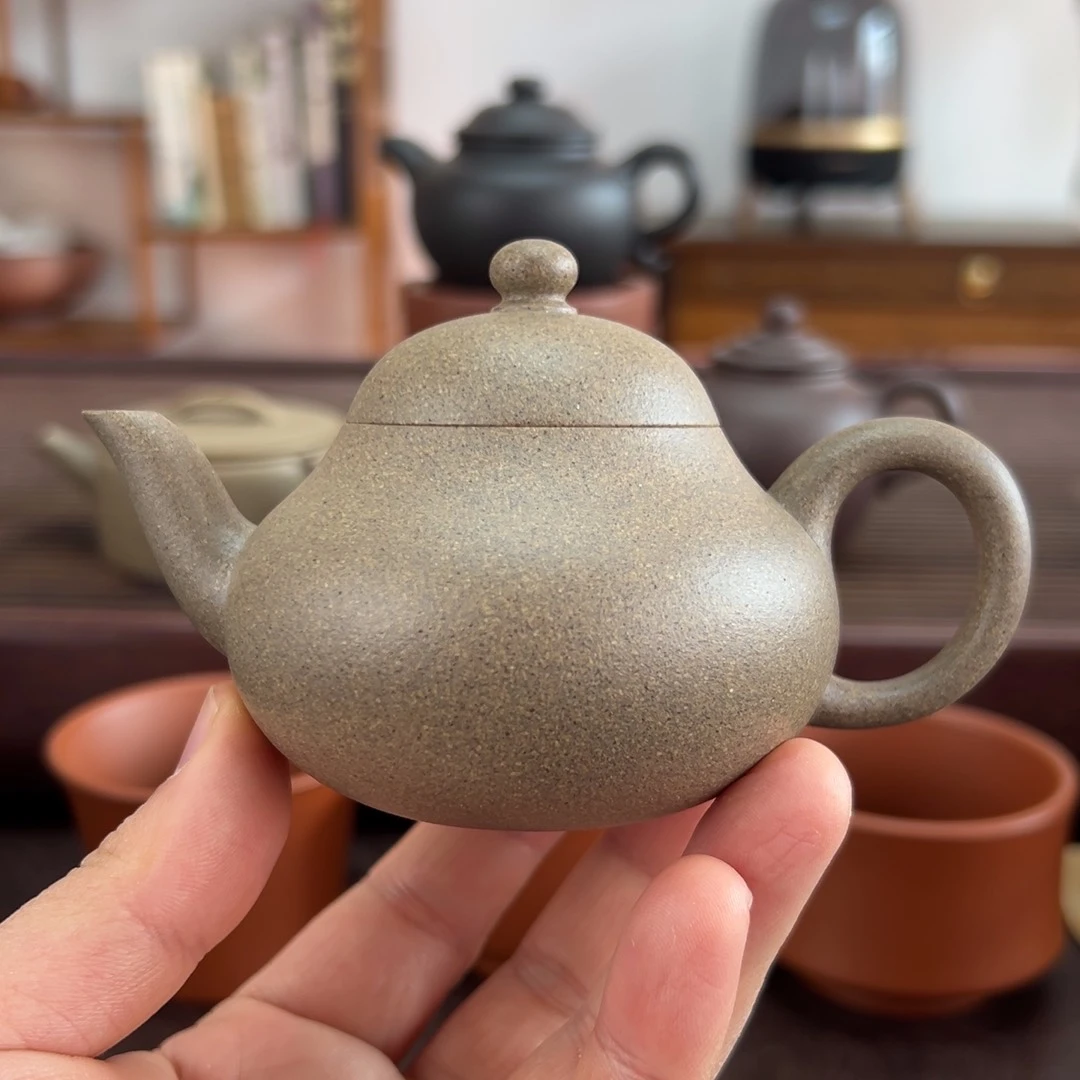 紫砂茶壶130毫升青段