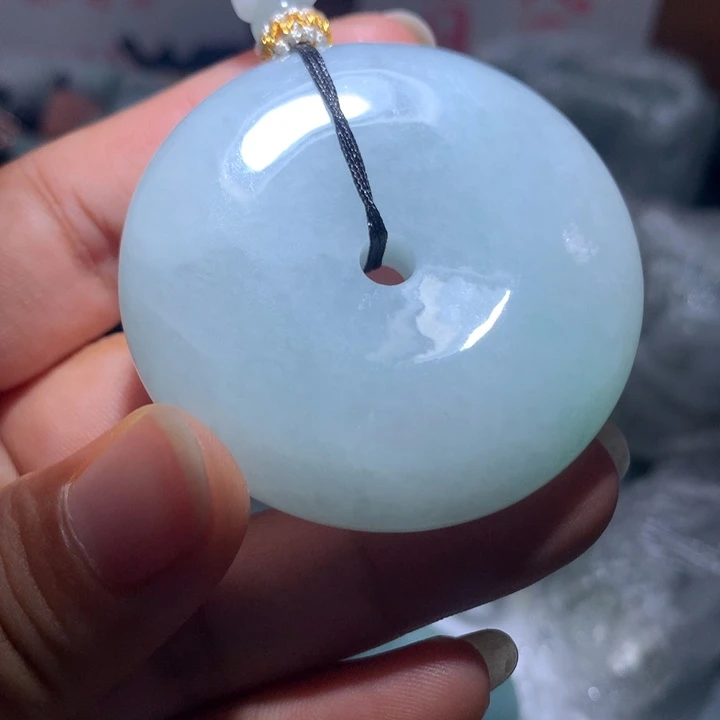 颈饰未镶嵌翡翠保真天然A货翡翠