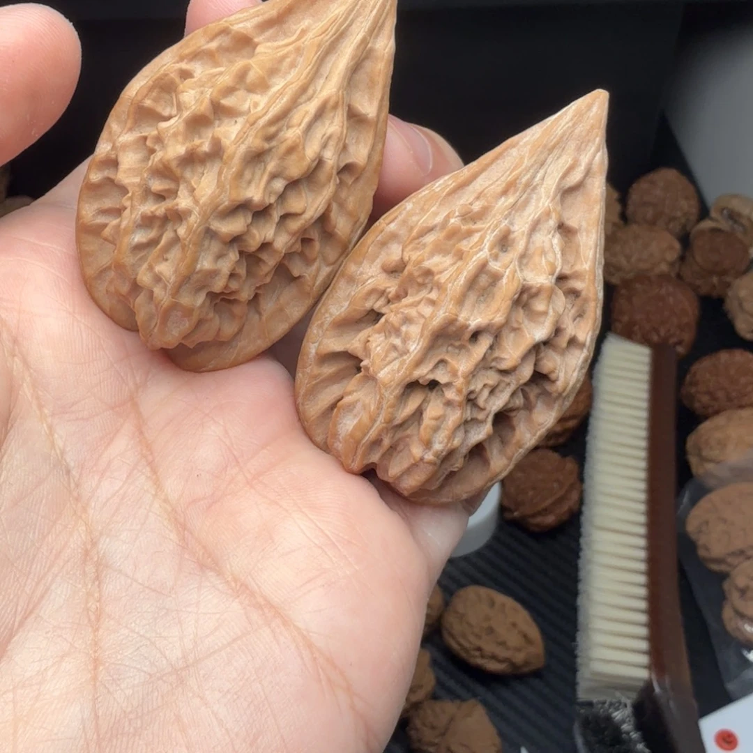文玩核桃把件红缨枪35边61高