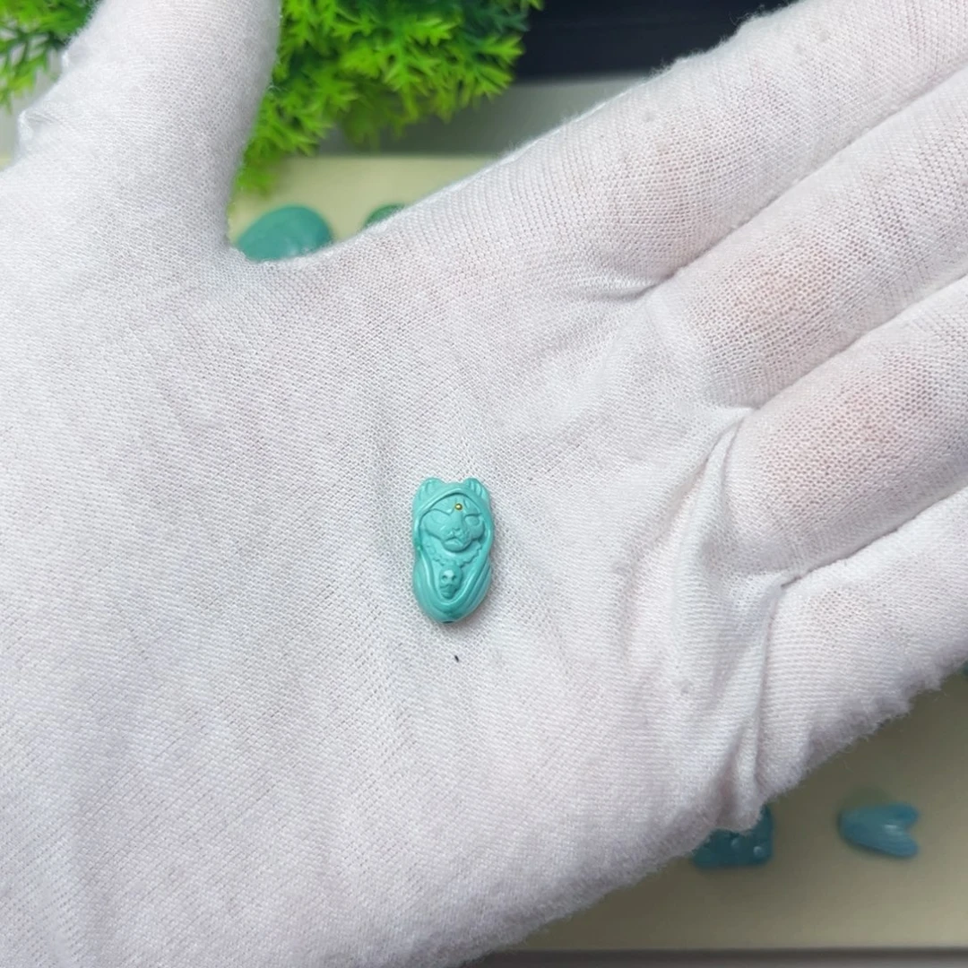 绿松石合金吊坠(不含链)