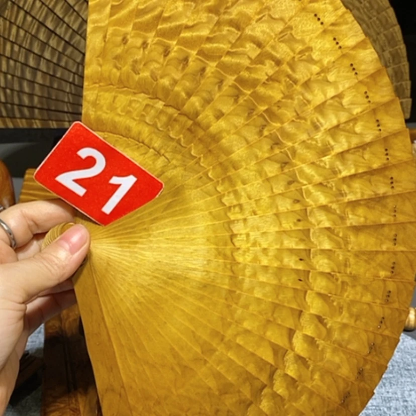 【闪购商品】金丝楠随*金丝楠木扇子
