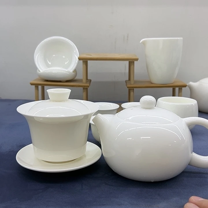 德化白瓷300毫升大壶套装