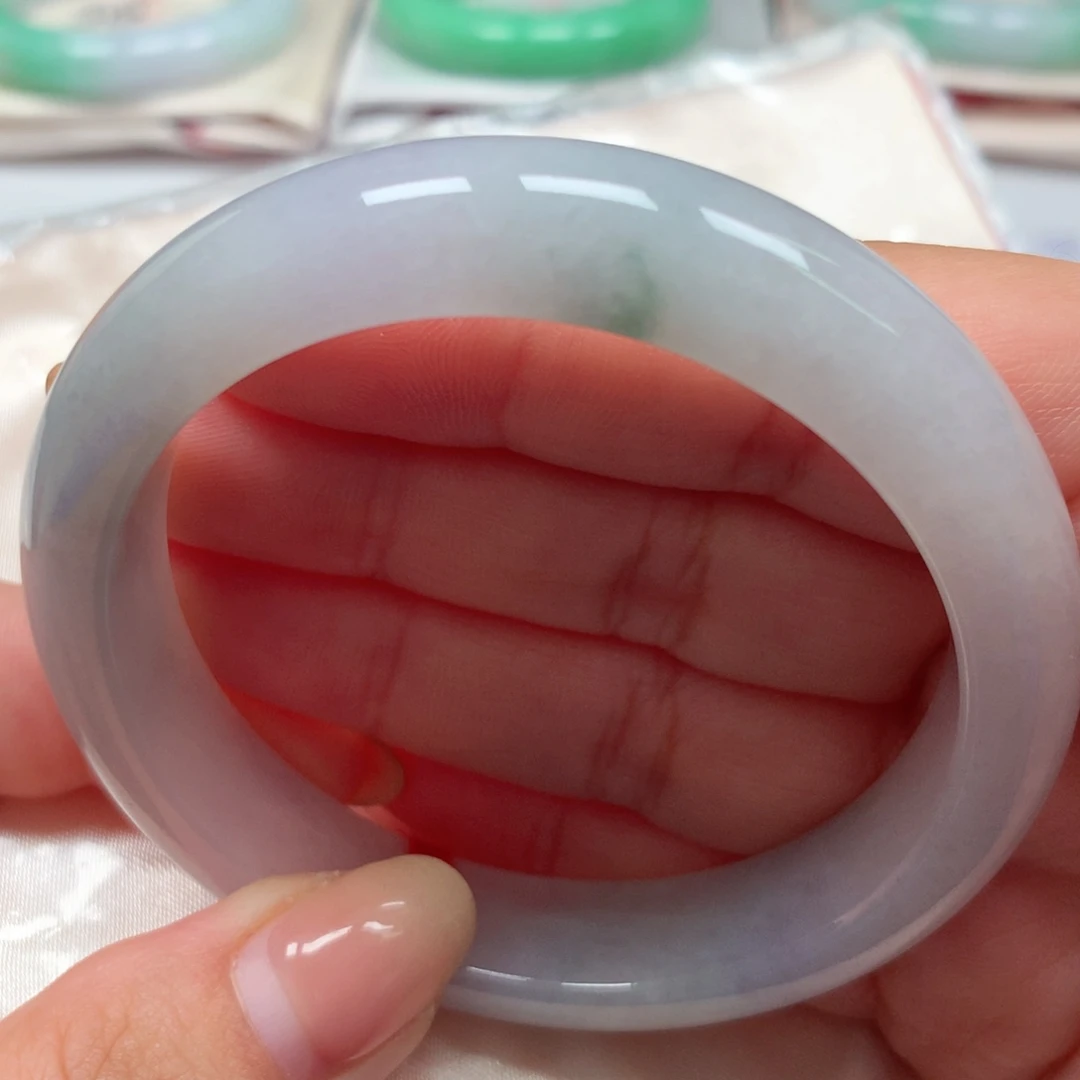 翡翠未镶嵌手镯10百元快乐镯