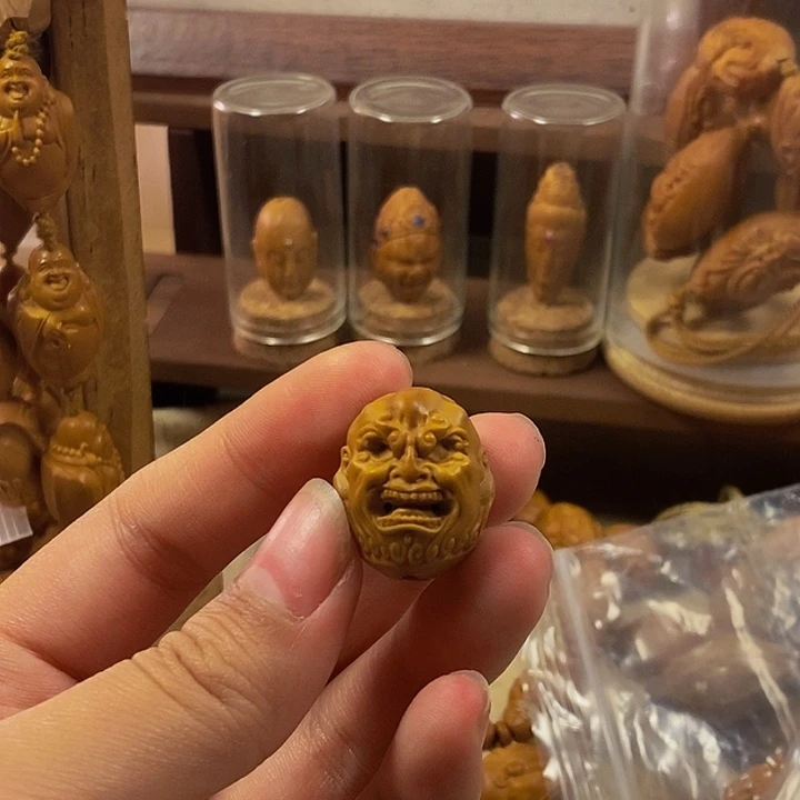 橄榄核手串/手链P***猫无眼恶僧雕刻