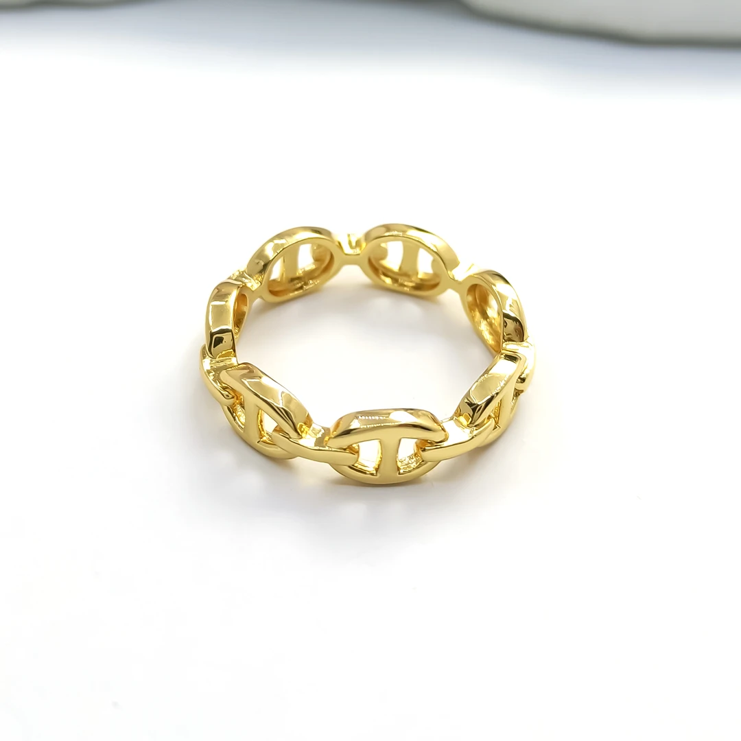 铜合金合成锆石戒指 JNX-55845/7 戒指轻奢时尚