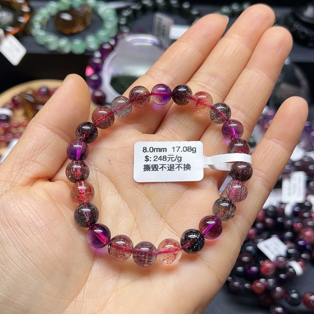 水晶手链未镶嵌懒**姨