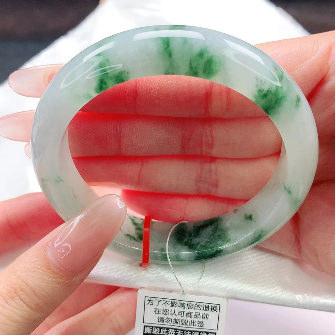 未镶嵌手镯翡翠55圈