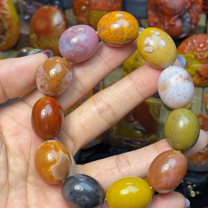 玛瑙/玉髓足银镶嵌珠宝奇石尚品大多宝