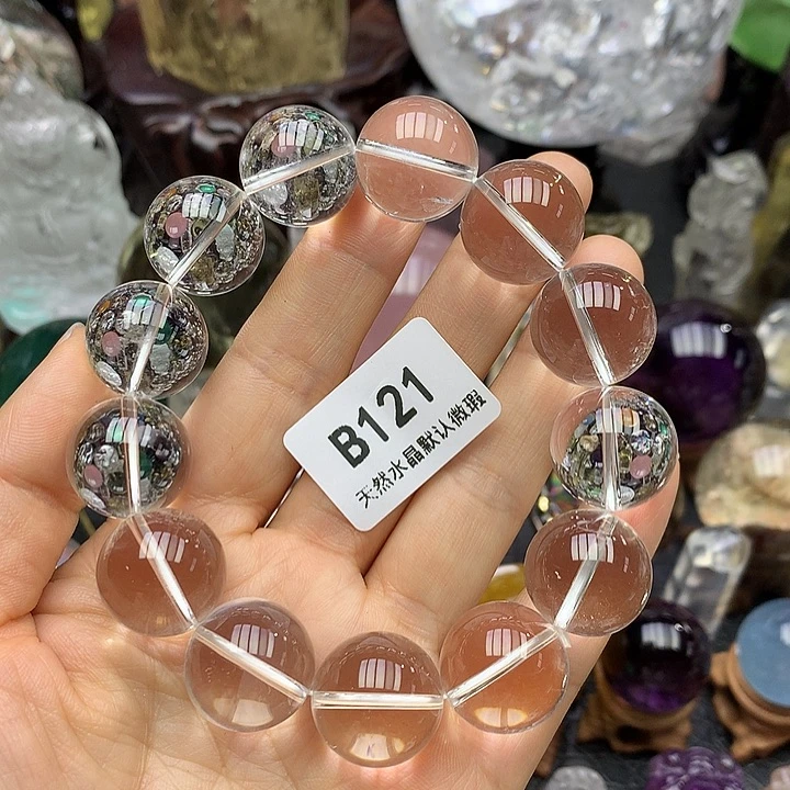 天然水晶手串未镶嵌水晶