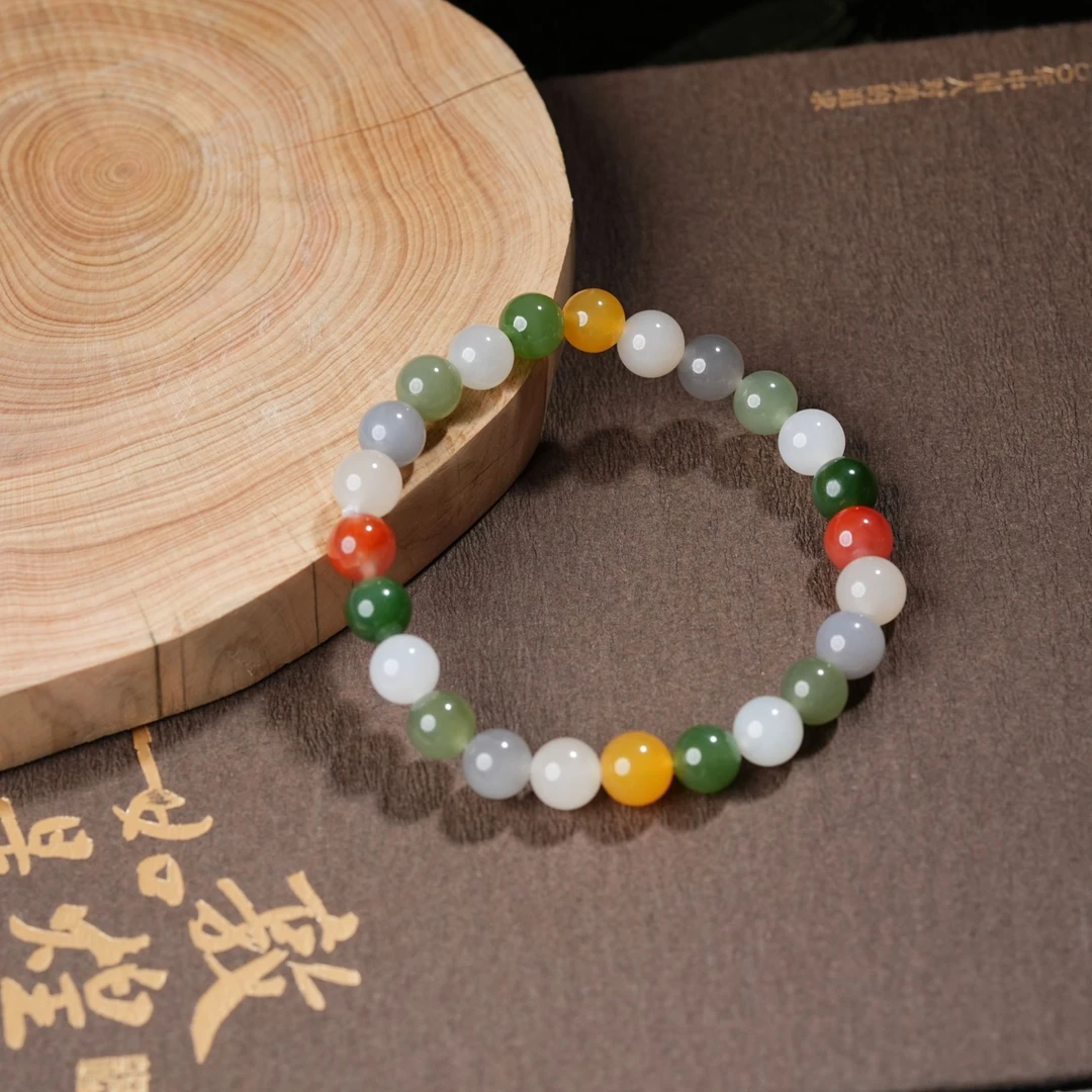 【睿泽鉴宝】【缺货】和田玉多宝手串 8mm HZ1137