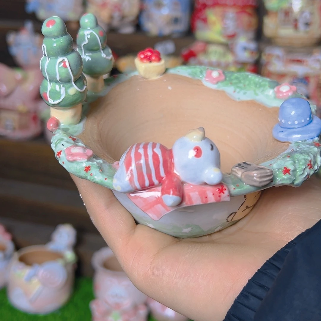 红陶老梧家多肉花盆