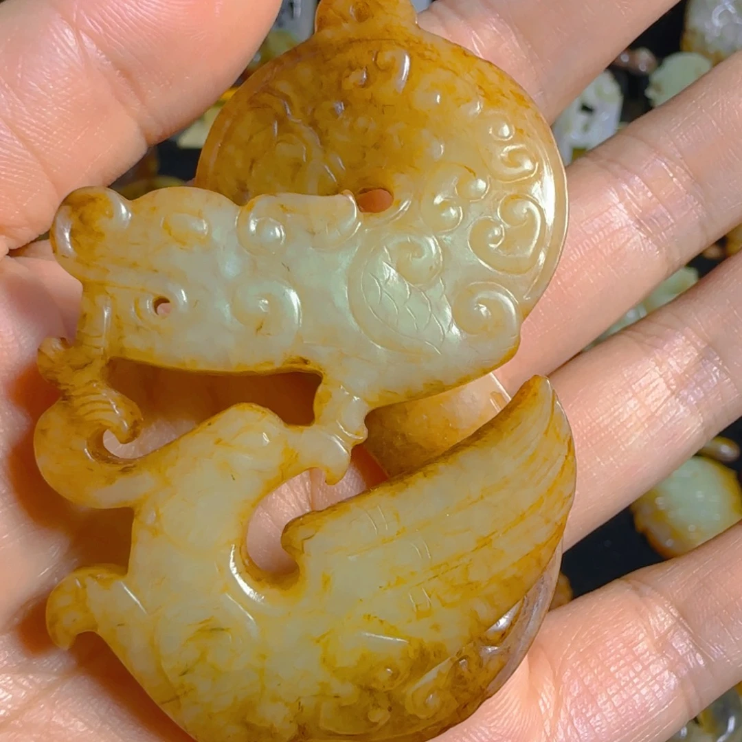 用***8手链未镶嵌和田玉（糖玉）