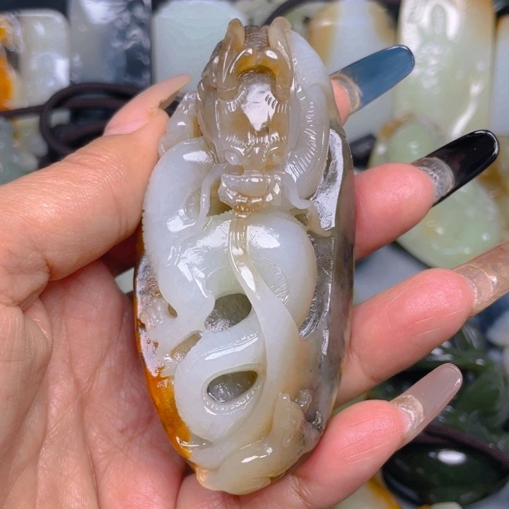 和田玉挂件未镶嵌