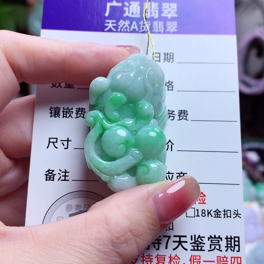 颈饰未镶嵌翡翠貔貅23