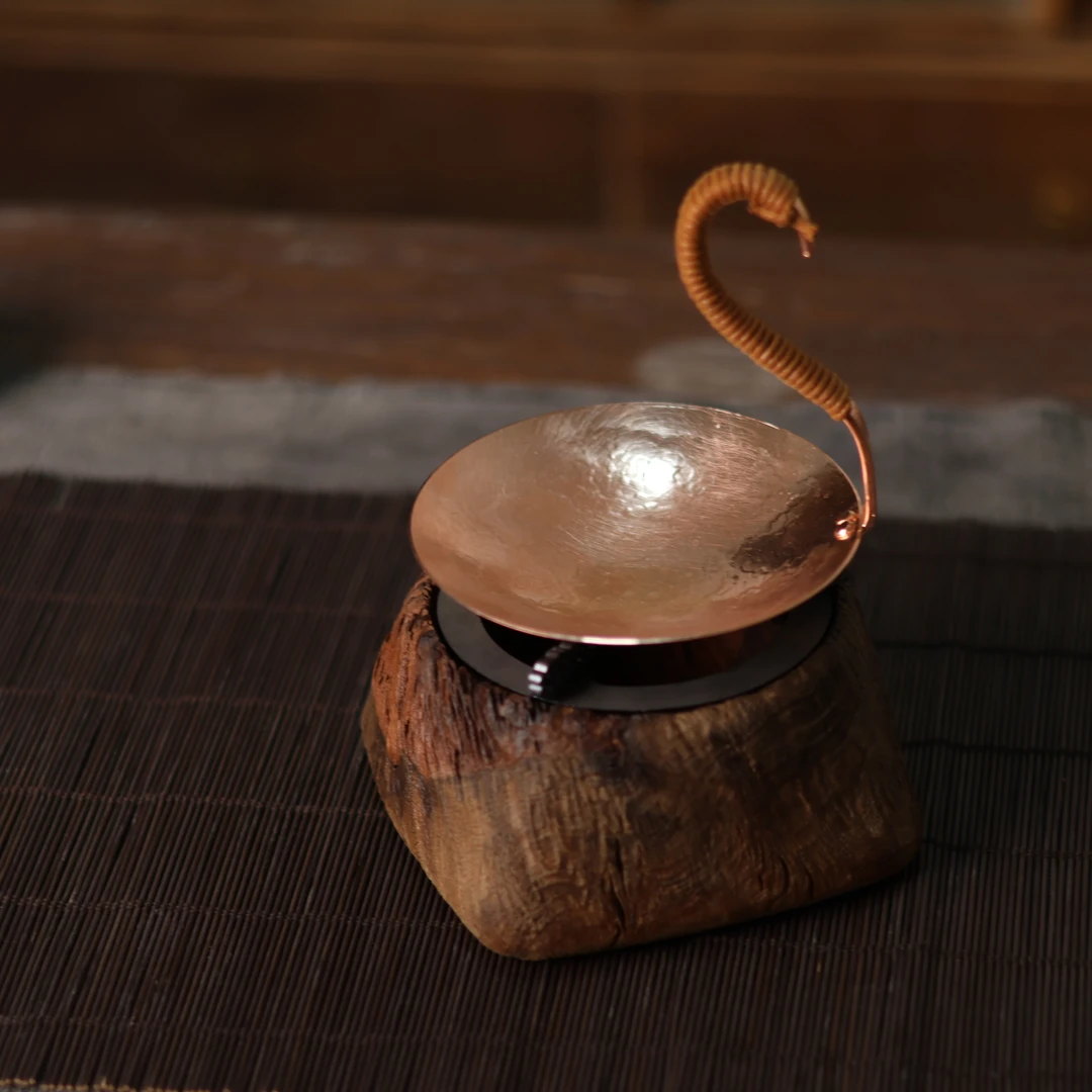 【夷嘉茗友】烤茶盘，单独铜茶盘