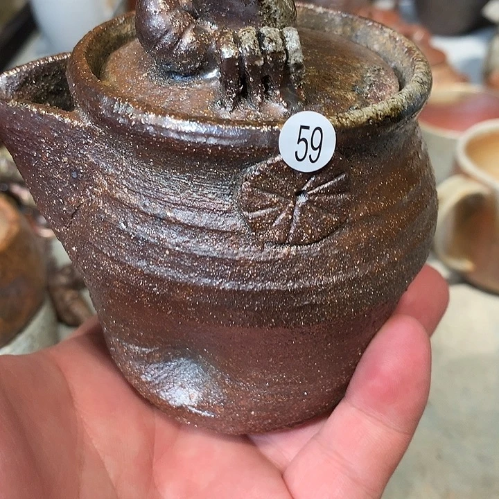 菊***羲柴烧宝瓶一个个个