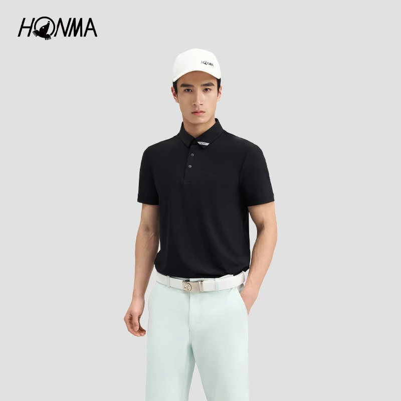 HONMA高尔夫男士短袖POLO休闲时尚舒适柔软亲肤透气HMMX707R109