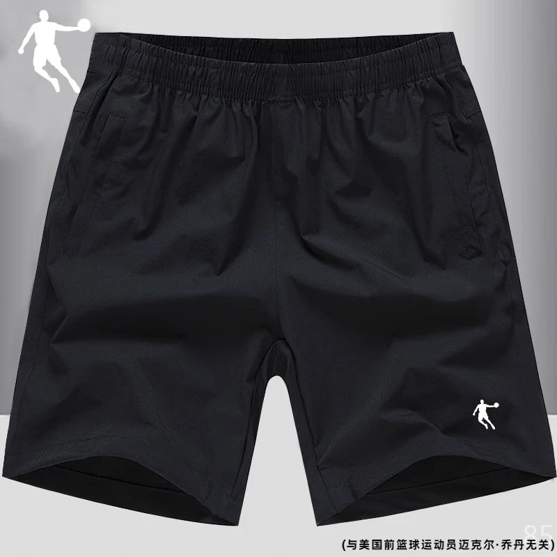 乔丹短裤男夏季薄款冰丝2025新款官方跑步运动五分裤训练健身裤男