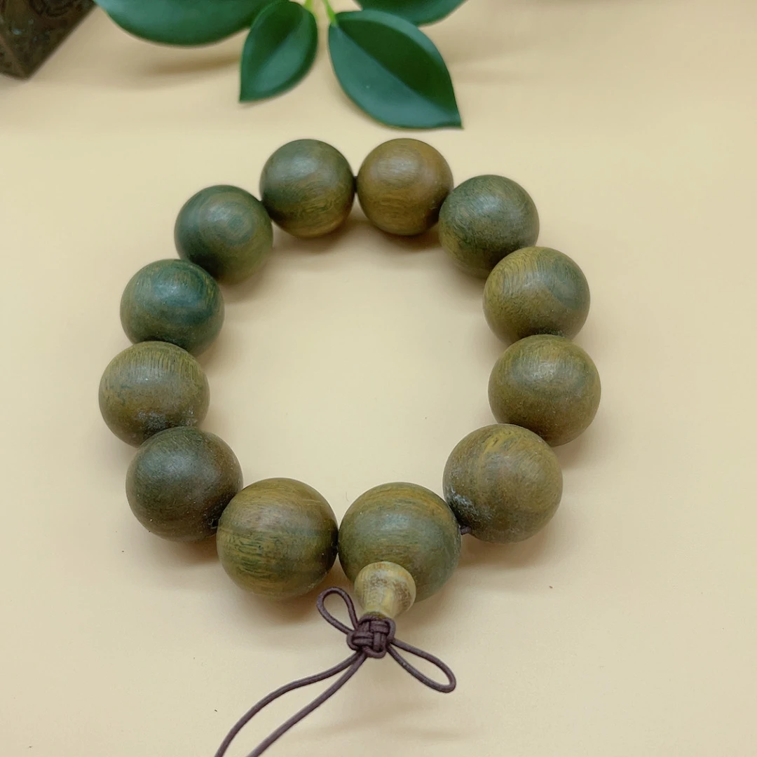 非金属木质手链 绿木质手串木质手串