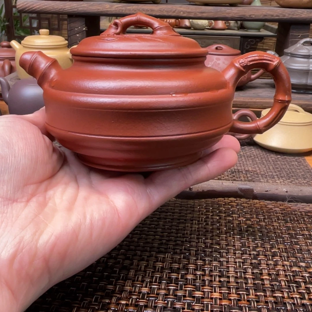 紫砂茶壶宜兴原矿紫砂手工制240