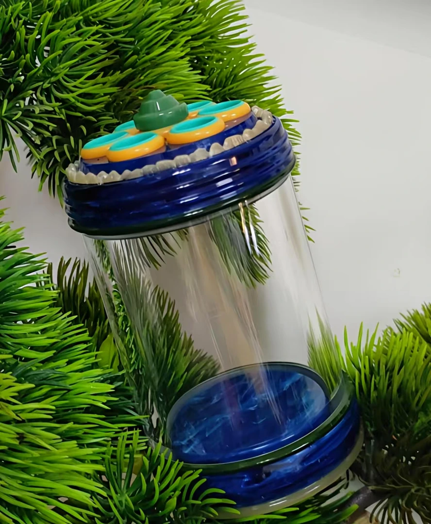 鸣烜“千里江山图”直径60蝈蝈罐