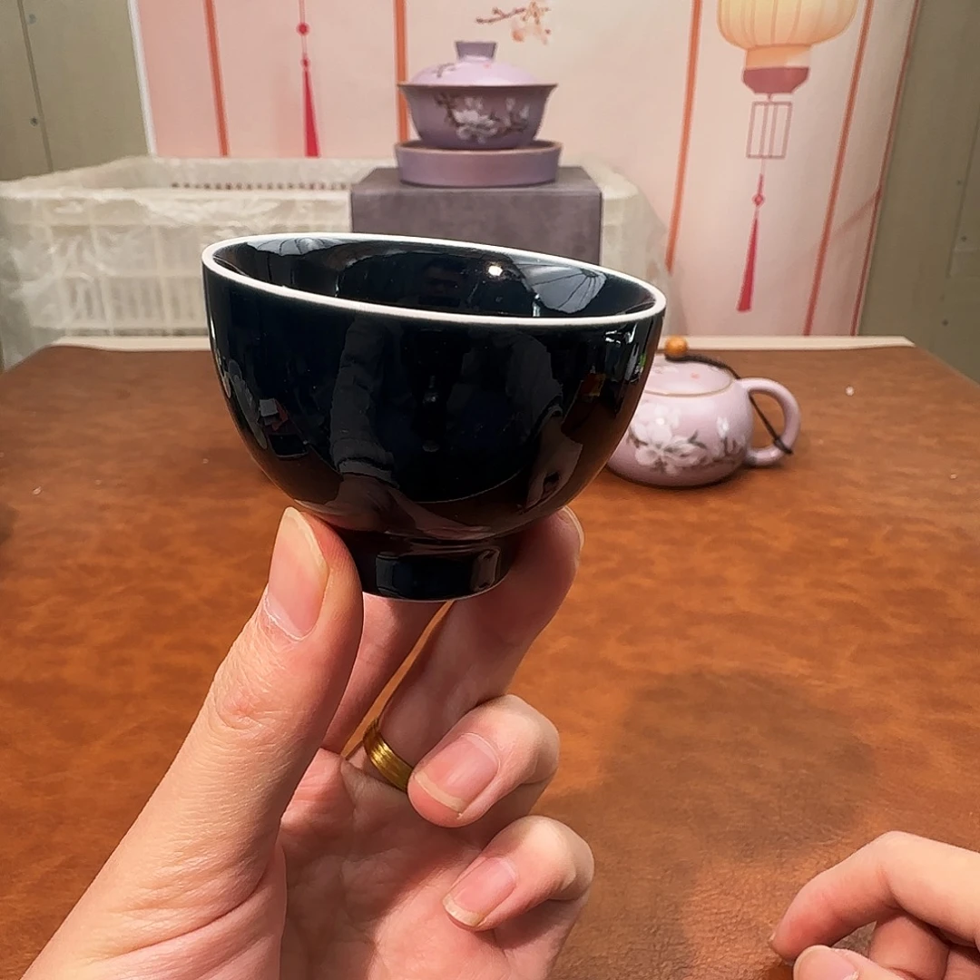 初颜茶器闪购商品链接宝石蓝小杯