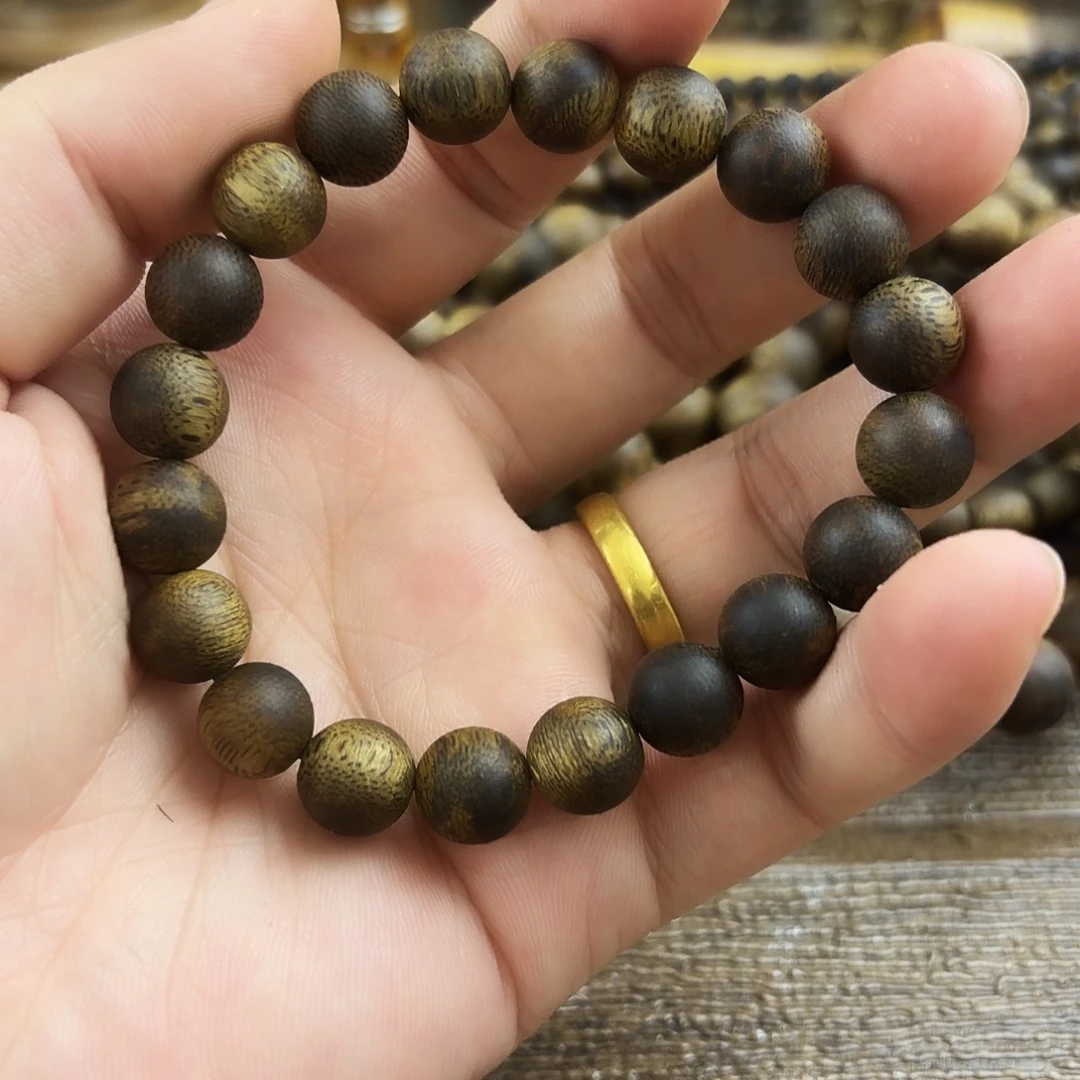 @***星沉香手串➕1.0/克➕单圈圆珠