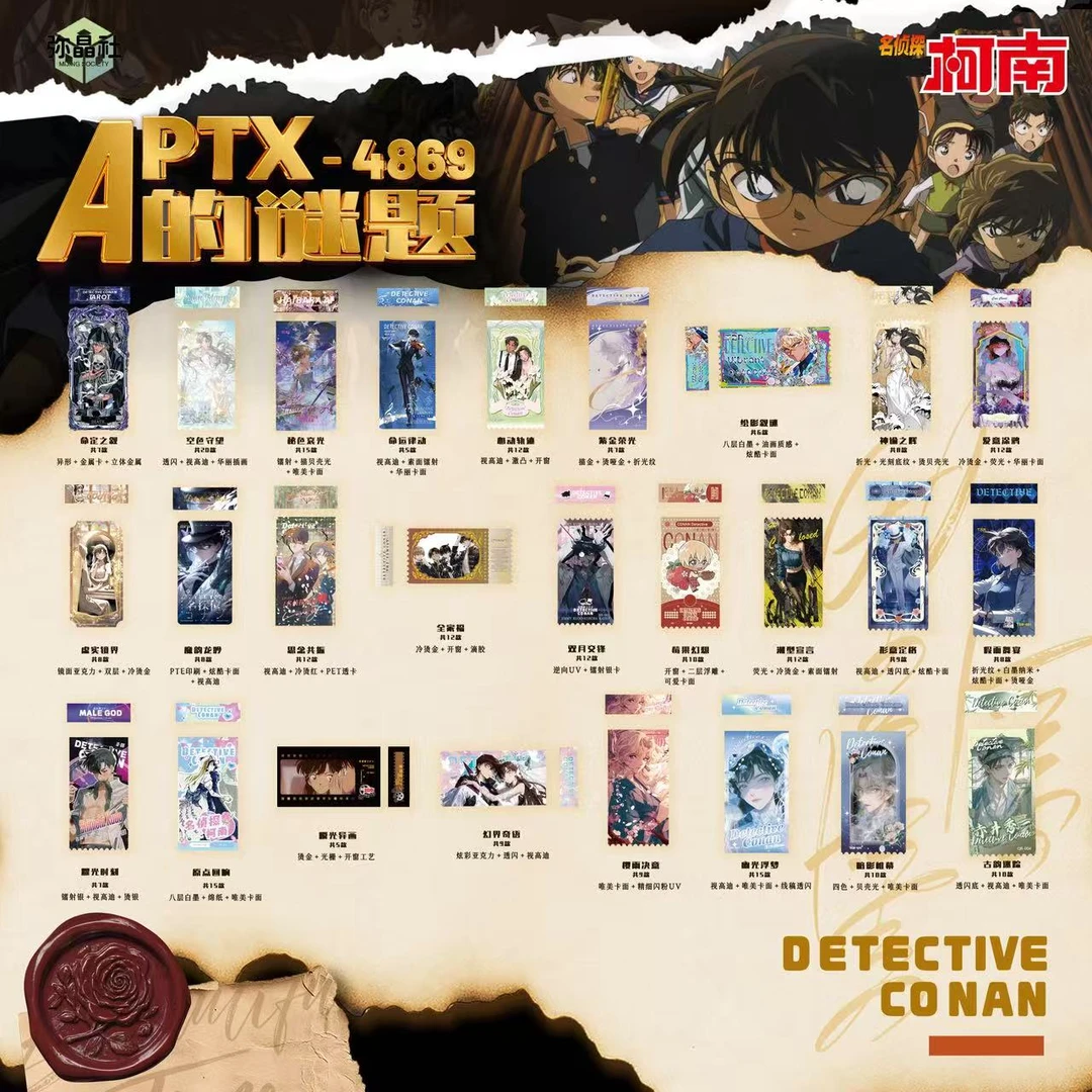 【超级加倍】弥晶社&名侦探柯南·APTX-4869谜题收藏（酥酥代拆）
