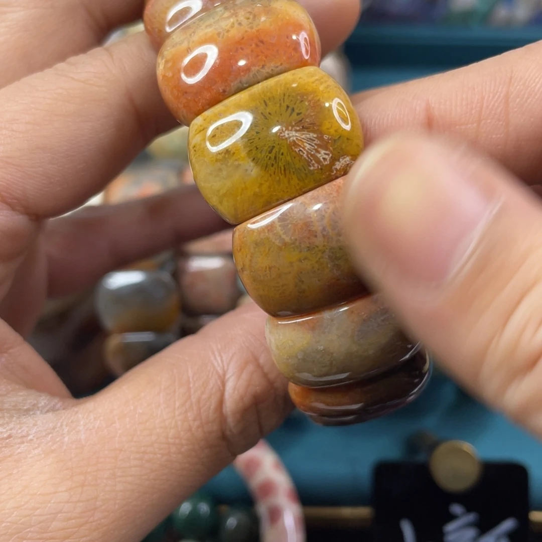 未镶嵌手镯硅化玉