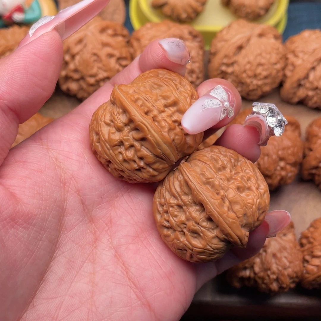 文玩核桃把件全品精配平谷元宝38