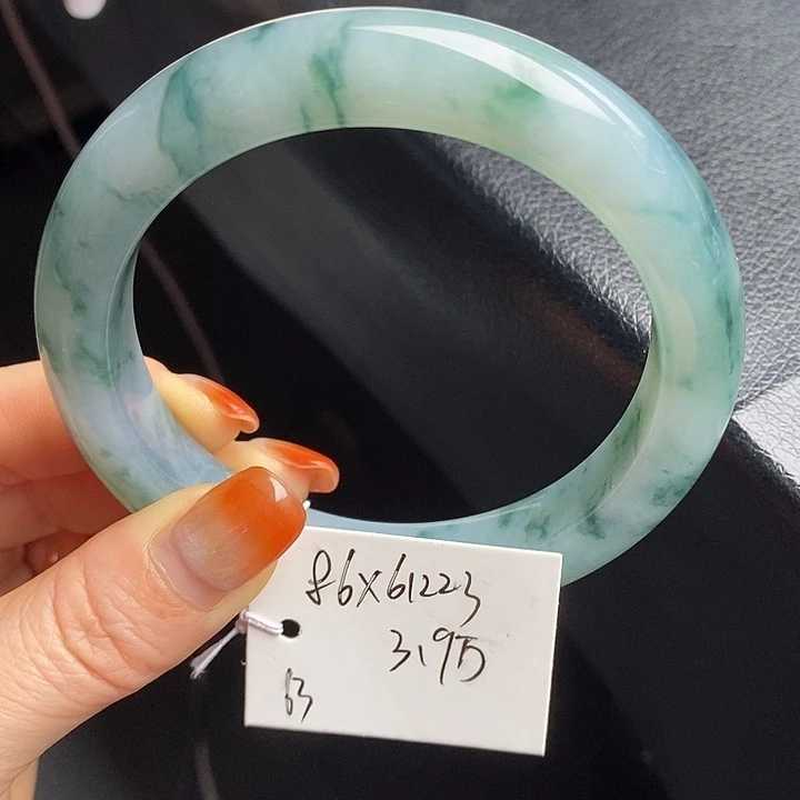 未镶嵌手镯翡翠63正圈80