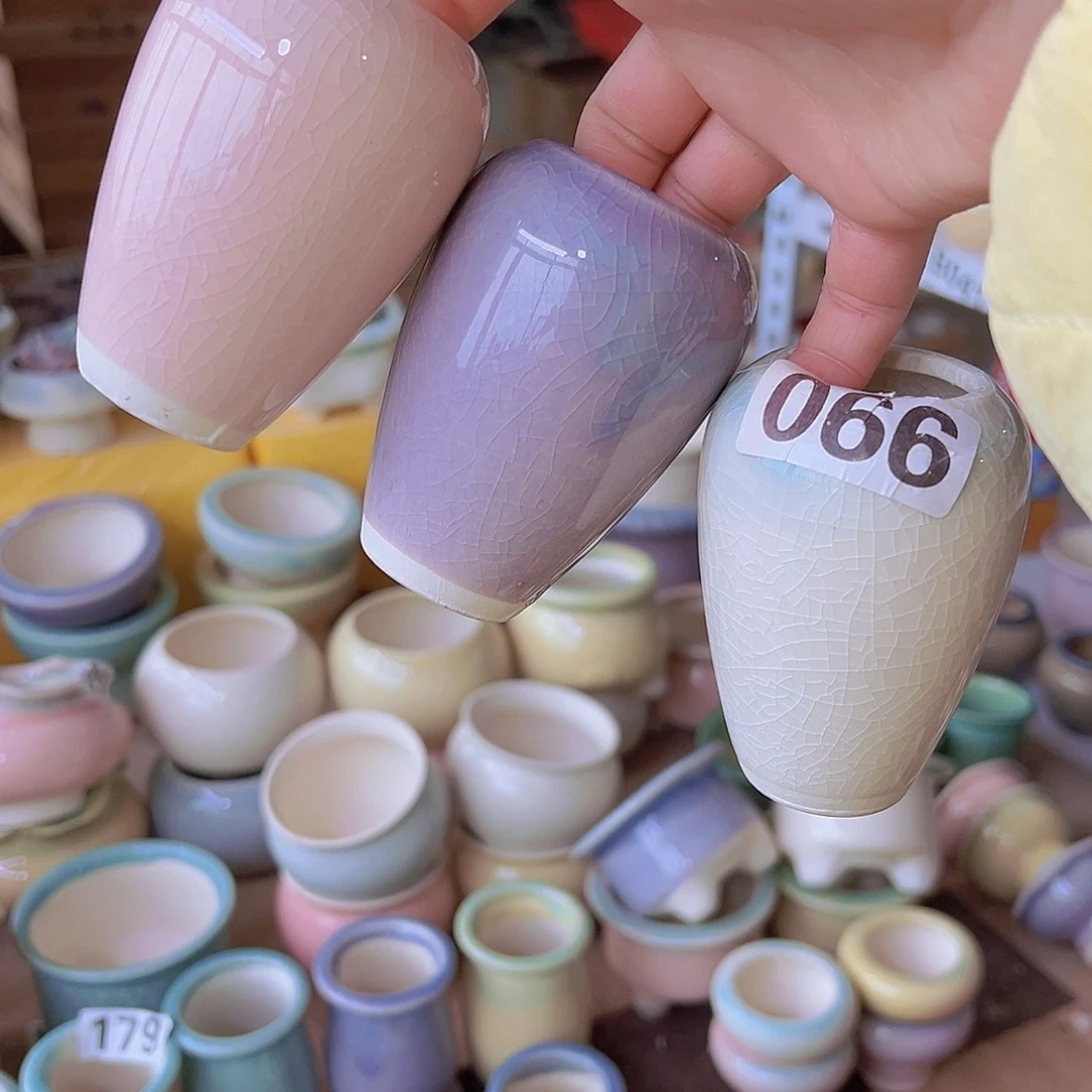 红陶陶瓷花盆当场满12包邮