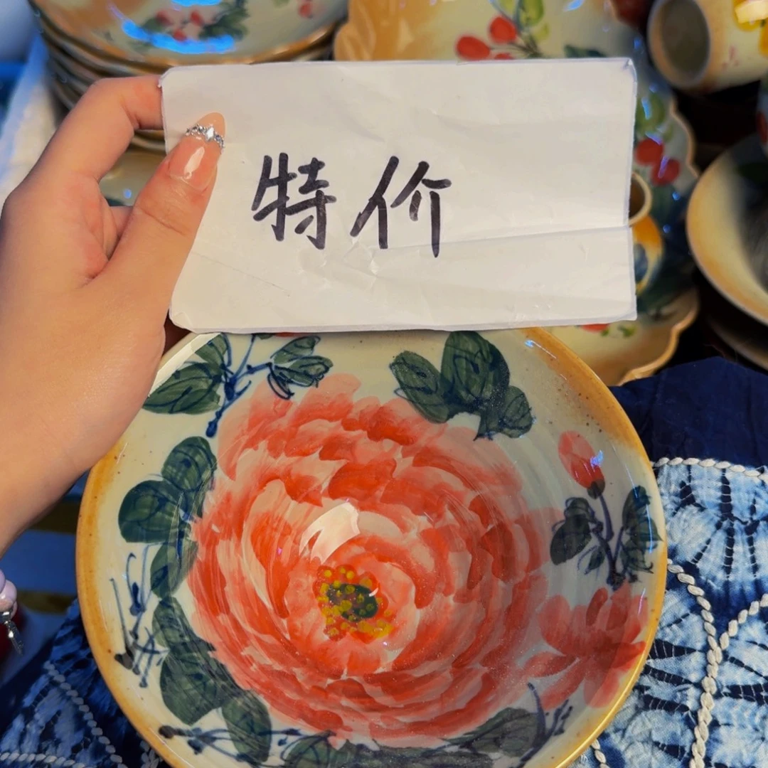 瓷片景德镇陶瓷手工手绘