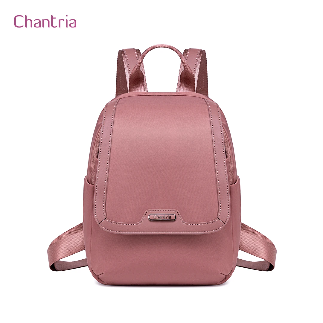 Chantria女士通勤双肩包新款迷你小背包女牛津尼龙双肩包