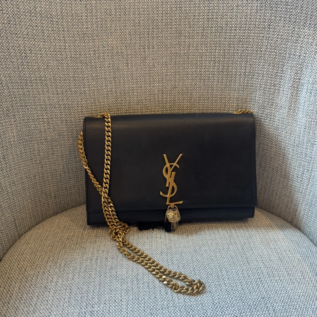 95新 YSL/圣罗兰 圣罗兰黑色/二手奢侈品包包
