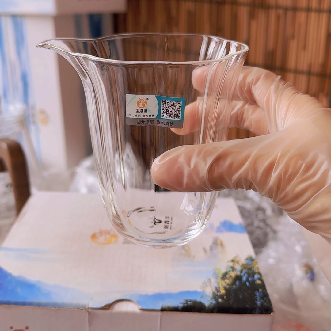 高硼硅玻璃茶水分离款G20白