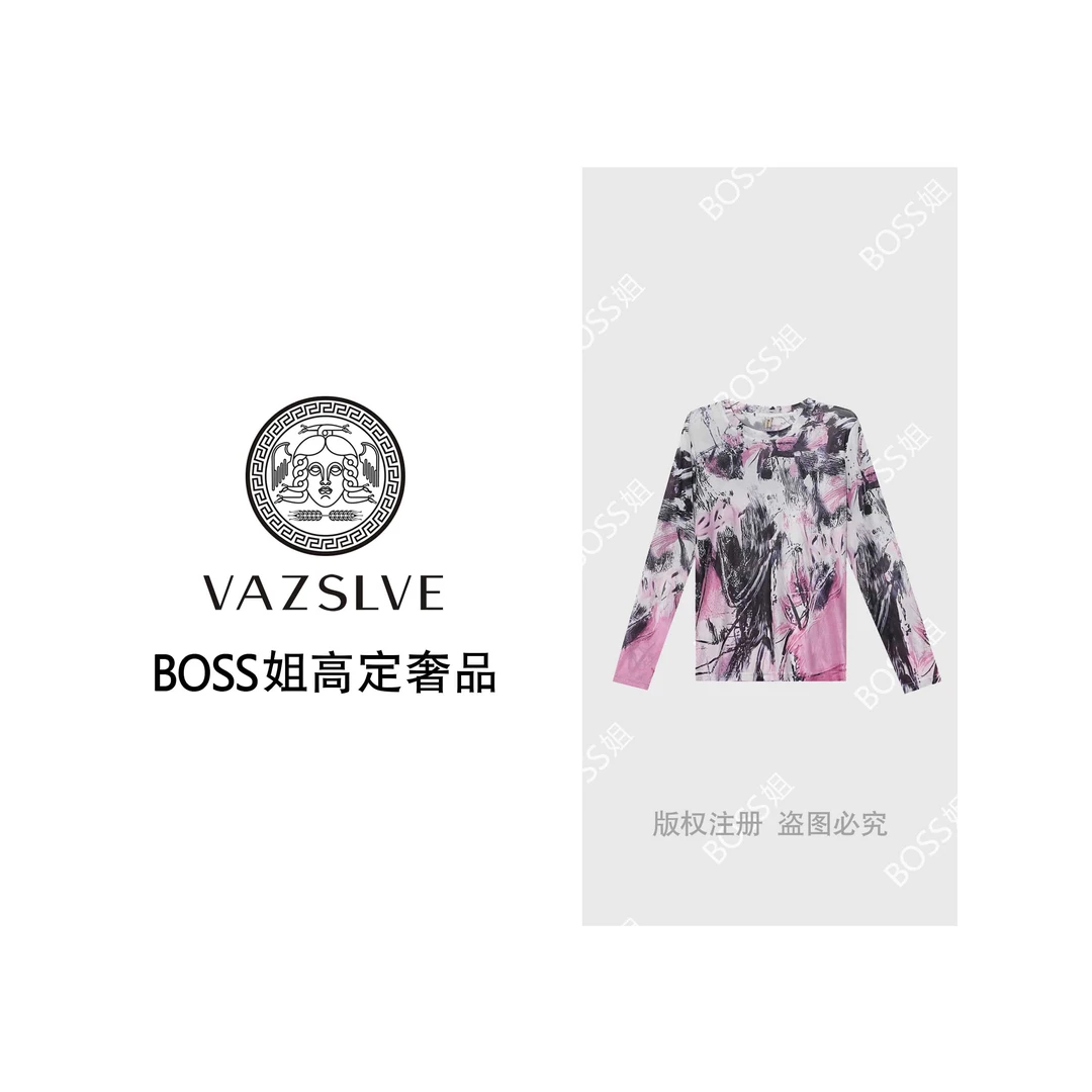 VAZSLVE/原创设计A97679新款洋气百搭休闲打底衫