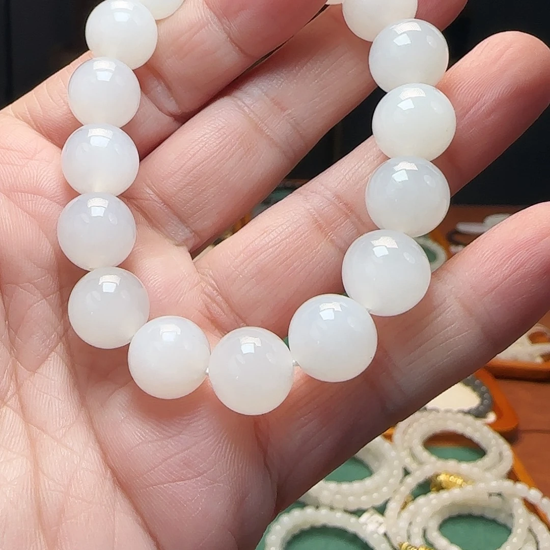 和田玉未镶嵌手链