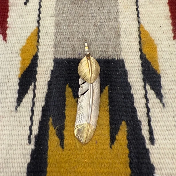 吊坠925银 First Arrows 上金先金羽吊坠左