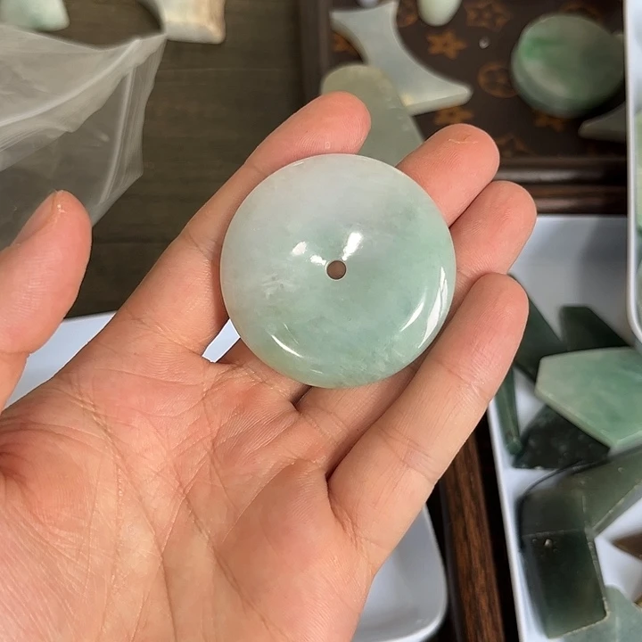定制翡翠合金平安扣