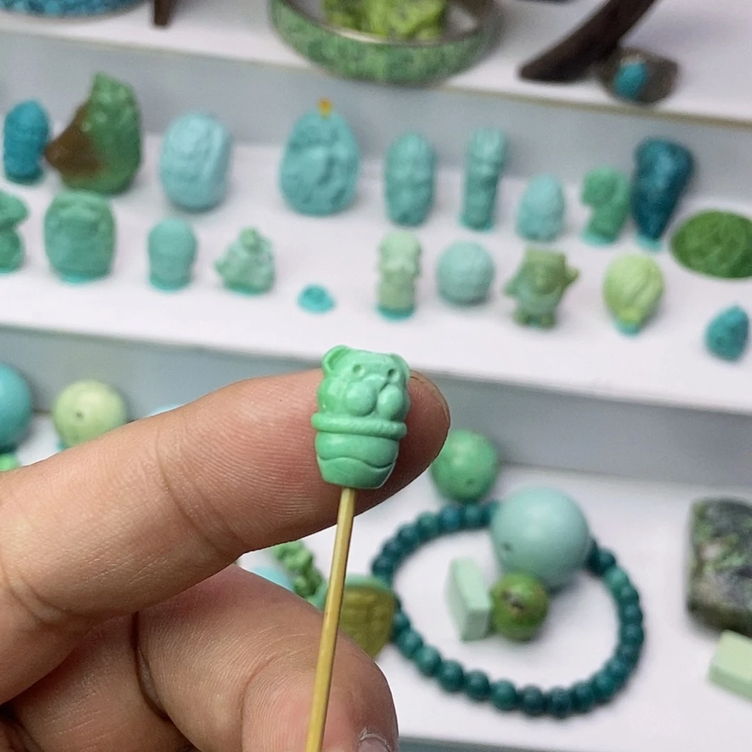 绿松石珠宝奇石未镶嵌