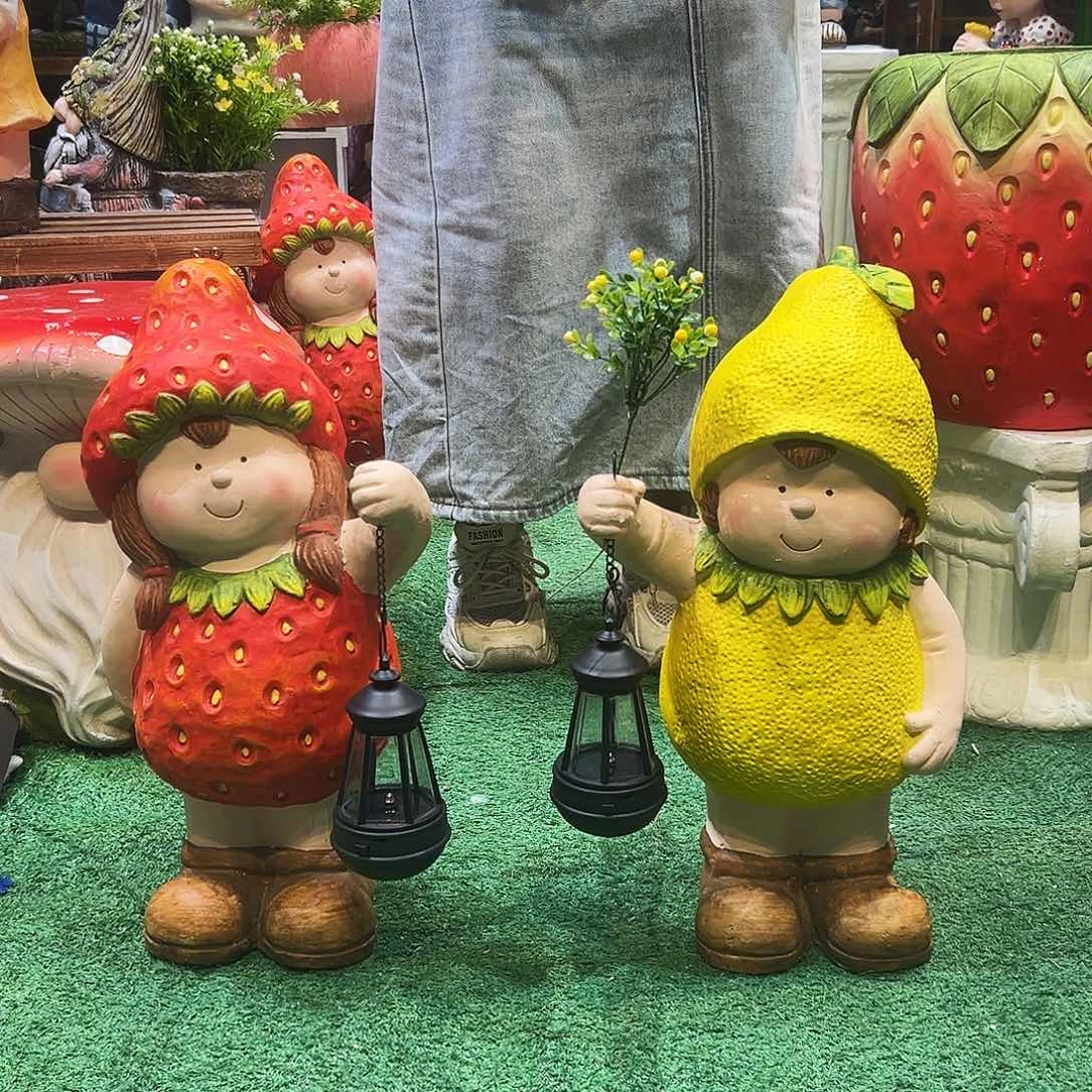 花园摆件红红火火