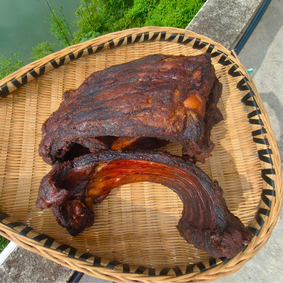 （天生兄妹推荐）德江农家土猪肉排骨