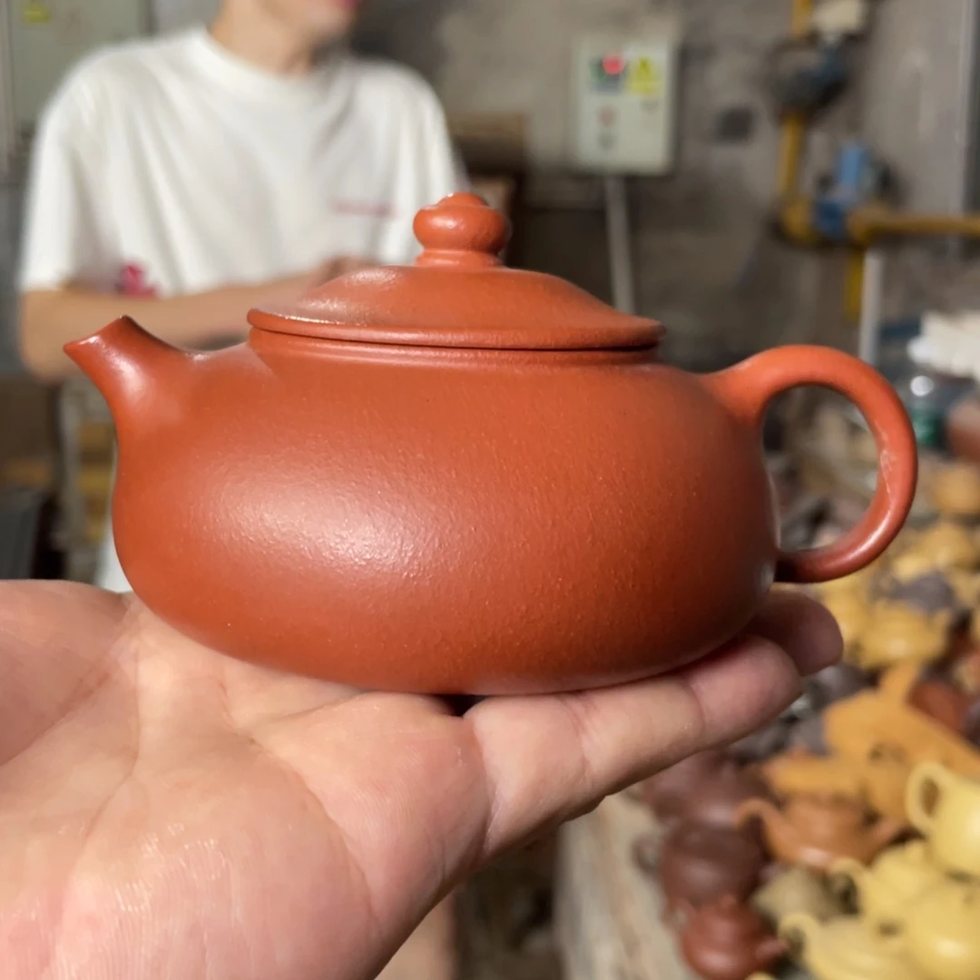 茶壶紫砂WWW。 老朱泥。 寒江。 180CC