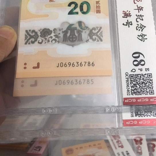 新***发塑料龙钞069636785
