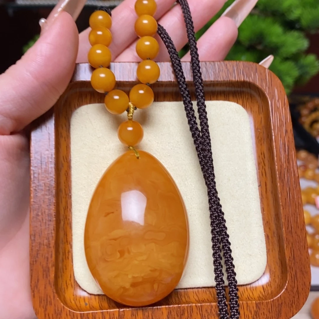 【闪购商品】蜜蜡颈饰未镶嵌项链