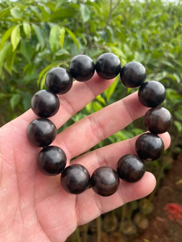 阴沉木乌木1.7圆珠单圈